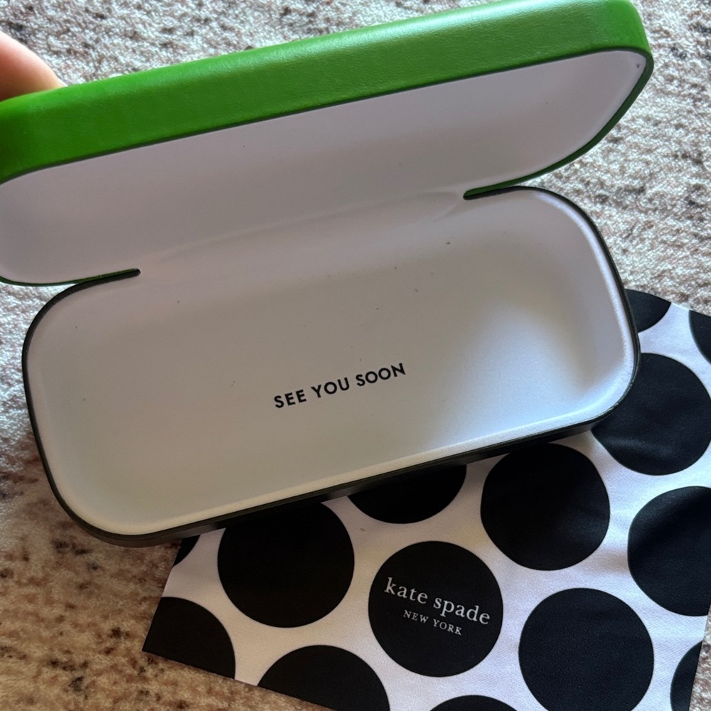 Kate Spade Magnolia Sunglasses in Smoky Blue, w/Case - Picture 8 of 9